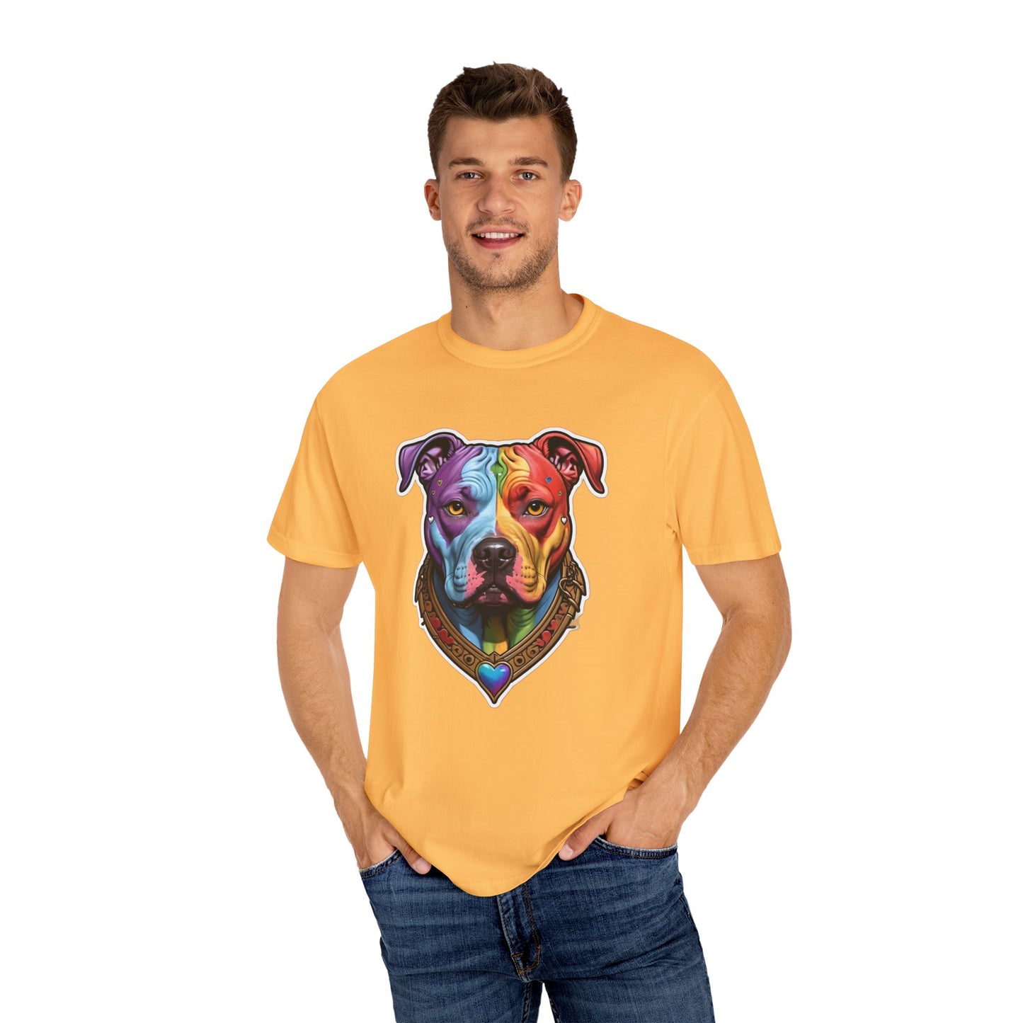 Pitbull Rainbow Head