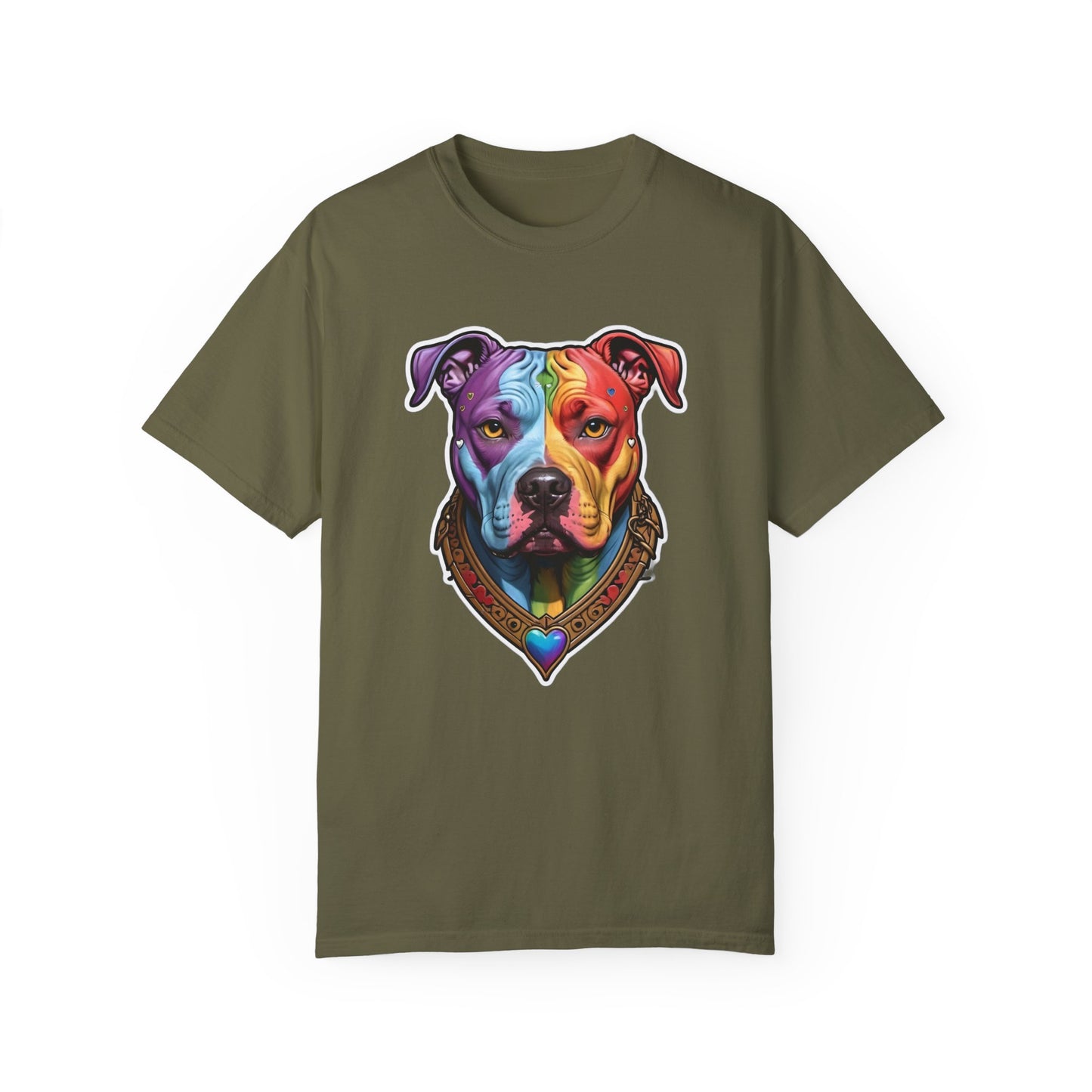 Pitbull Rainbow Head