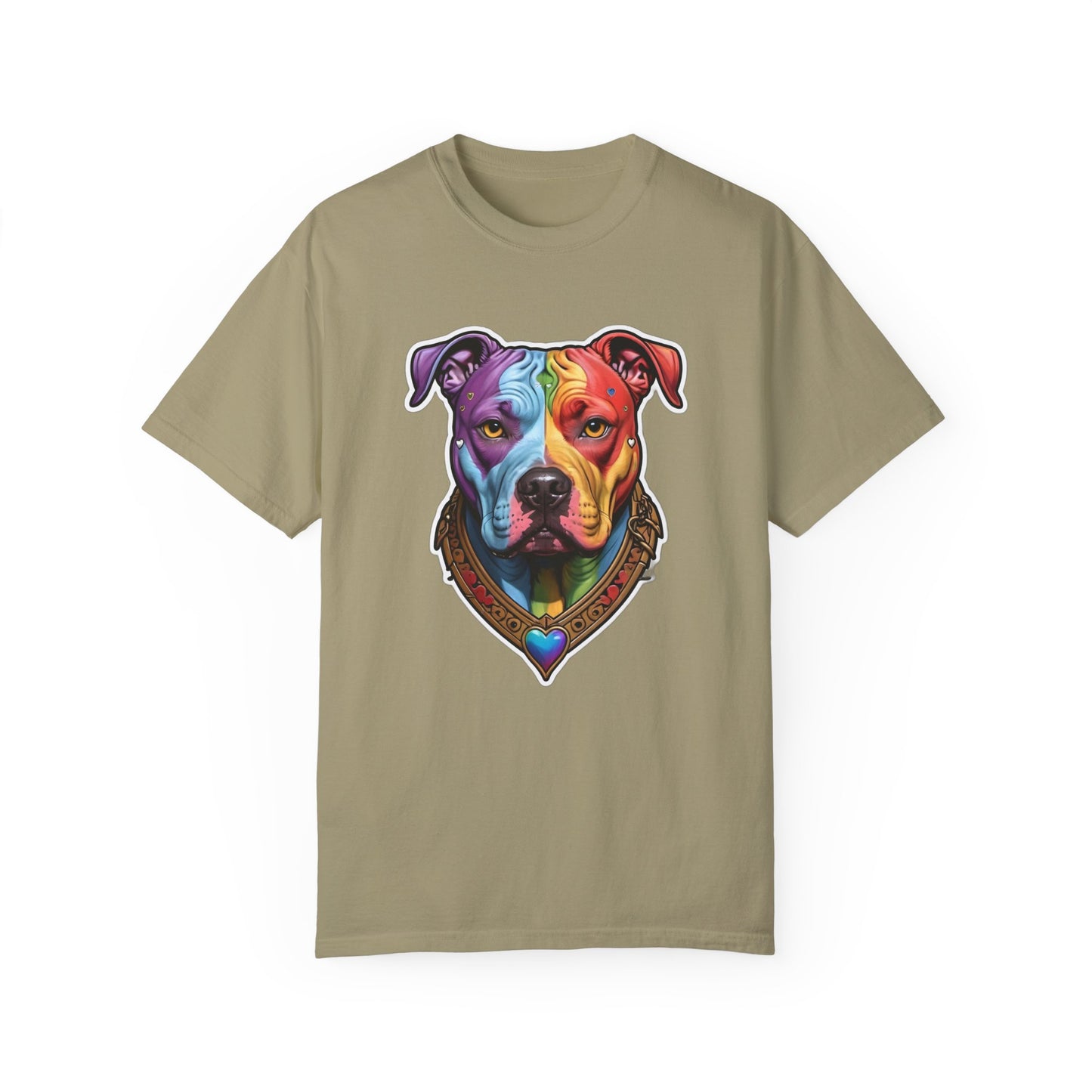 Pitbull Rainbow Head