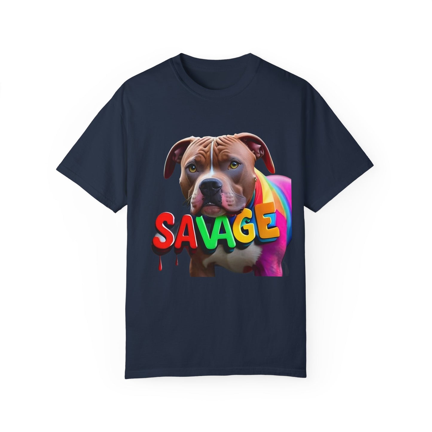 Savage Rainbow Pitbull T-shirt