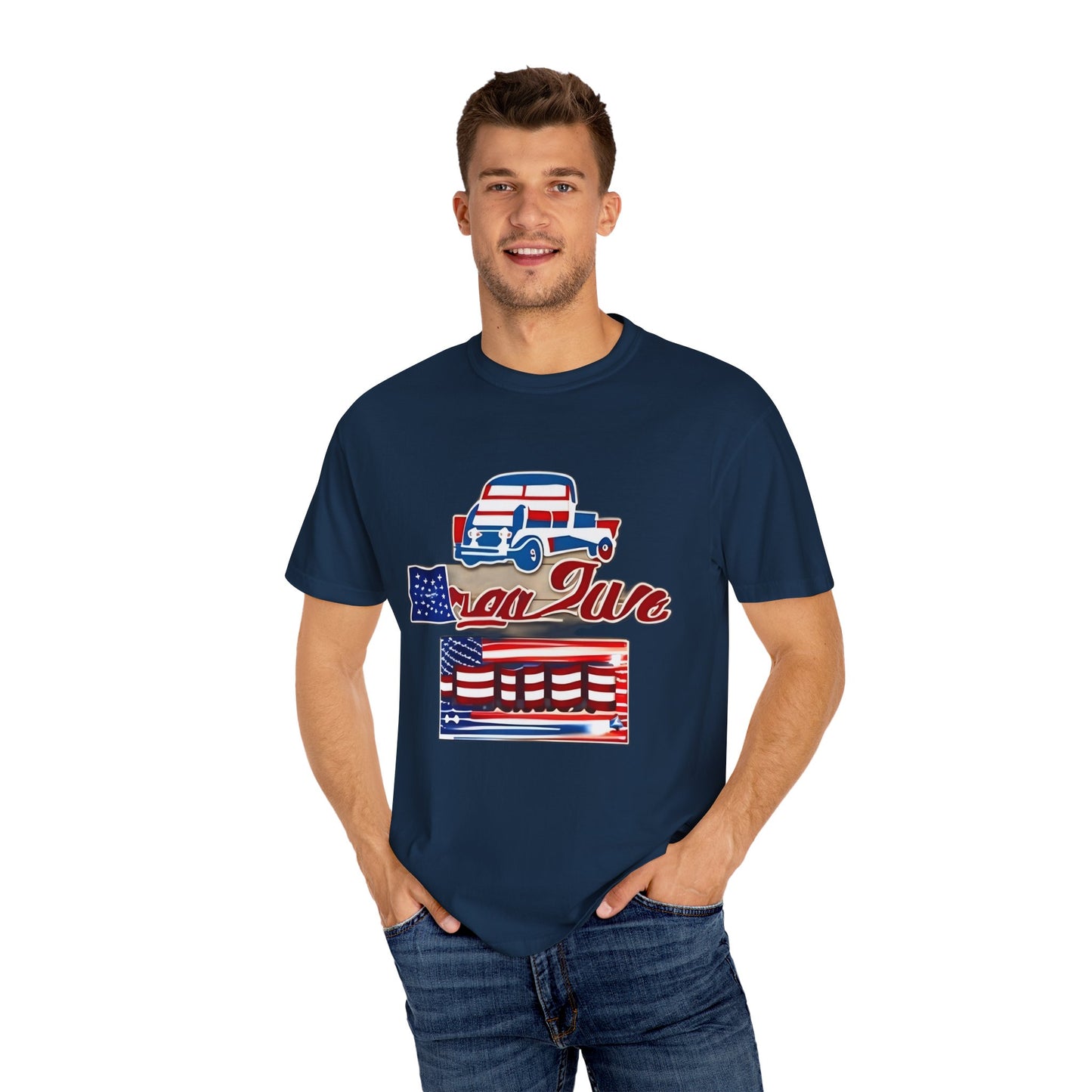 4th of July Car T-shirt