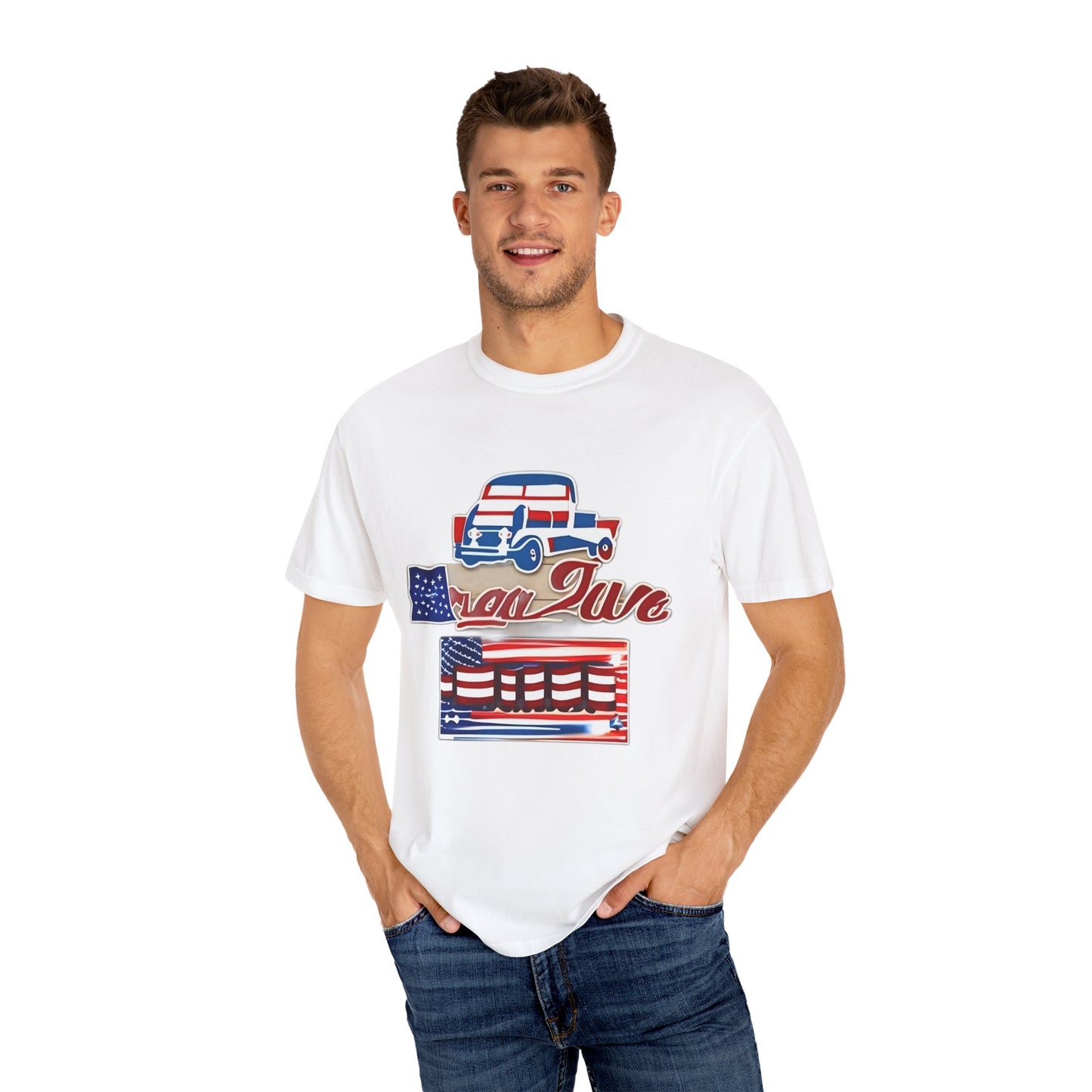 4th of July Car T-shirt