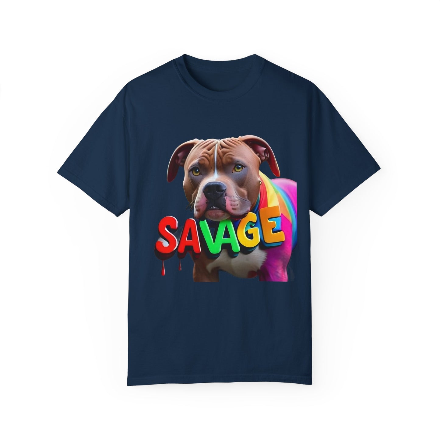Savage Rainbow Pitbull T-shirt