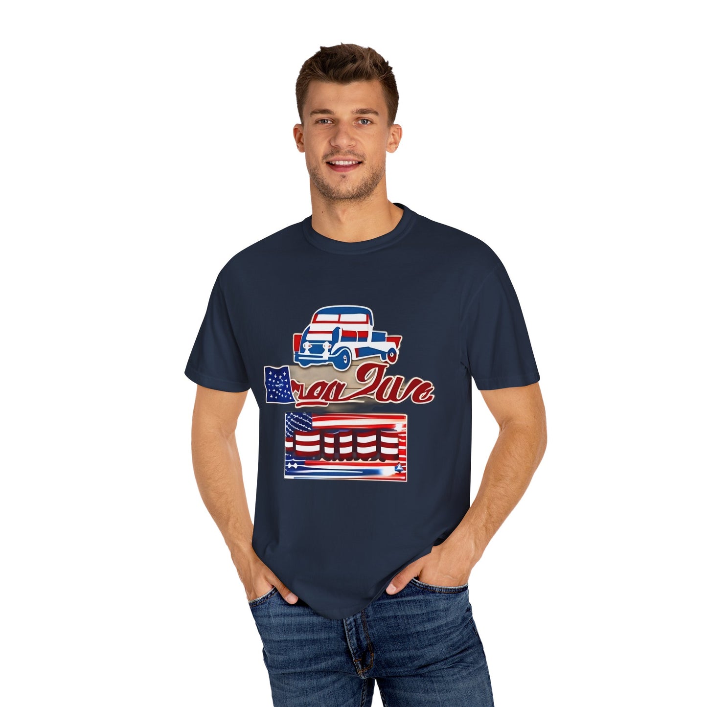 4th of July Car T-shirt
