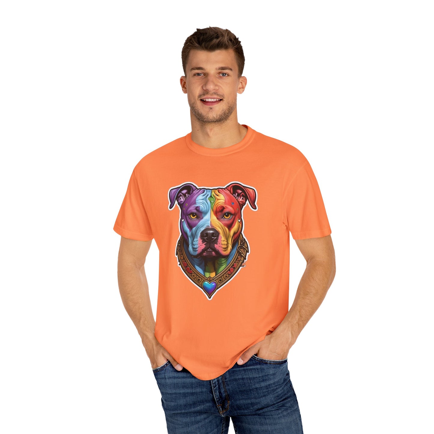 Pitbull Rainbow Head
