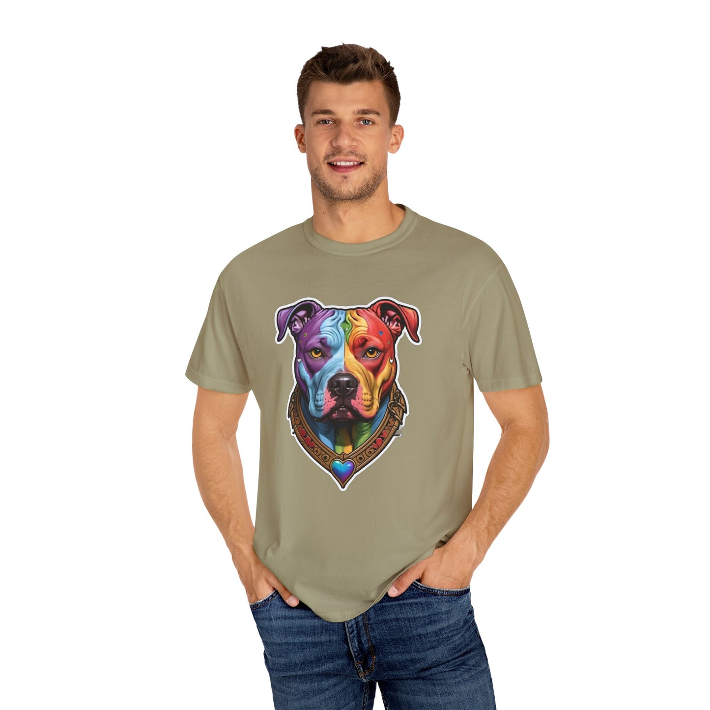 Pitbull Rainbow Head