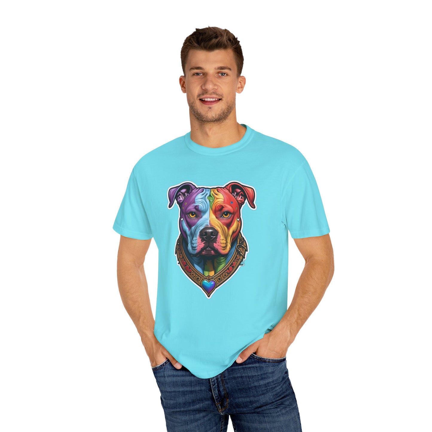 Pitbull Rainbow Head