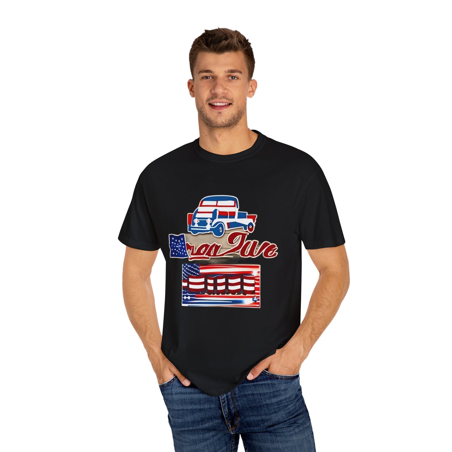 4th of July Car T-shirt