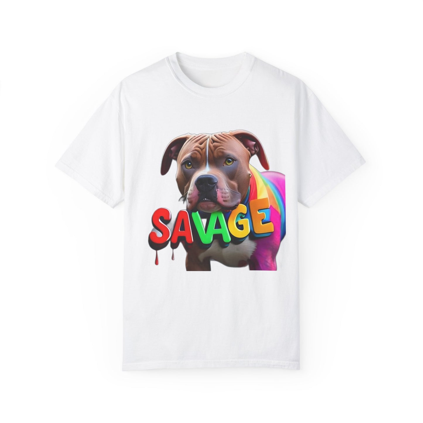 Savage Rainbow Pitbull T-shirt