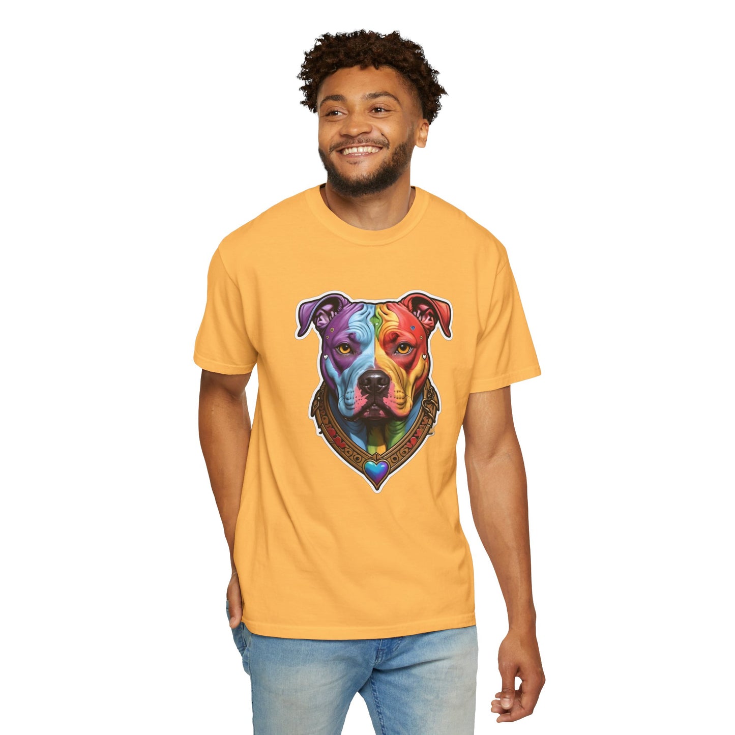 Pitbull Rainbow Head