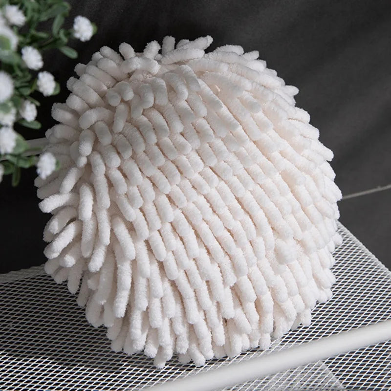 Chenille Hand Towels Kitchen Bathroom Hand Towel Ball