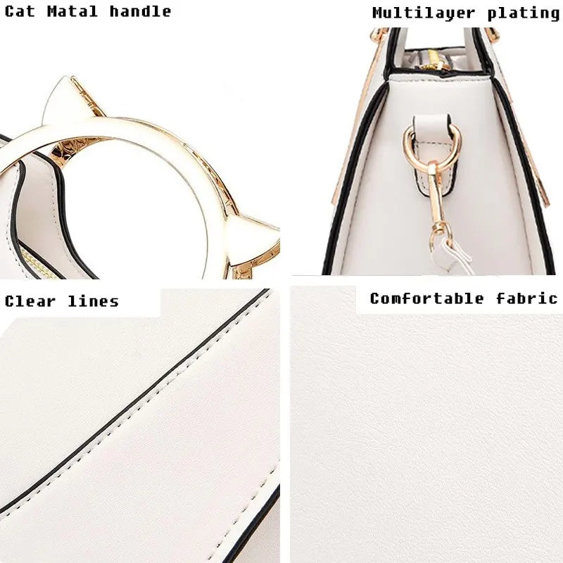 Women Cute Cat Handbag
