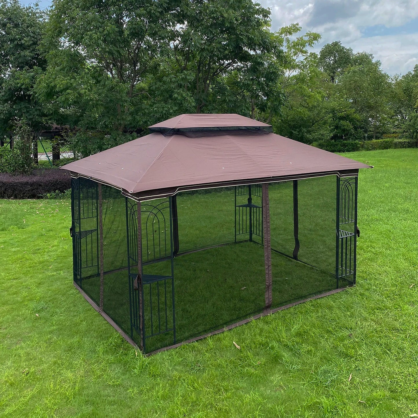 13x10Ft Outdoor Patio Canopy Gazebo - SavageBiz