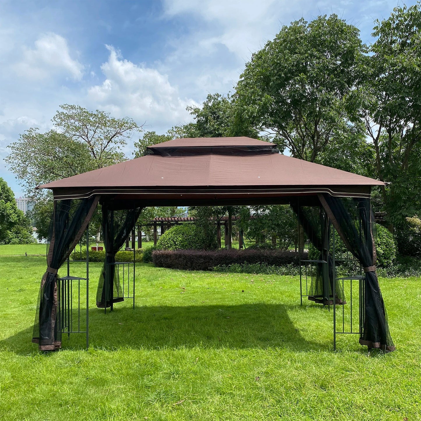 13x10Ft Outdoor Patio Canopy Gazebo - SavageBiz