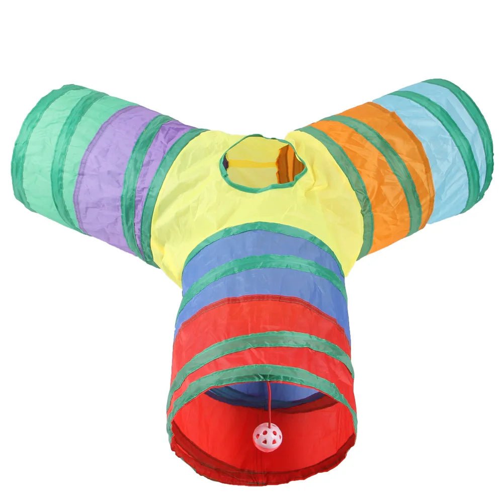 Cats Tunnel Foldable Pet Toy - SavageBiz