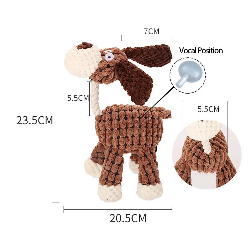 CDDMPET Donkey Shape Pet Toy - SavageBiz
