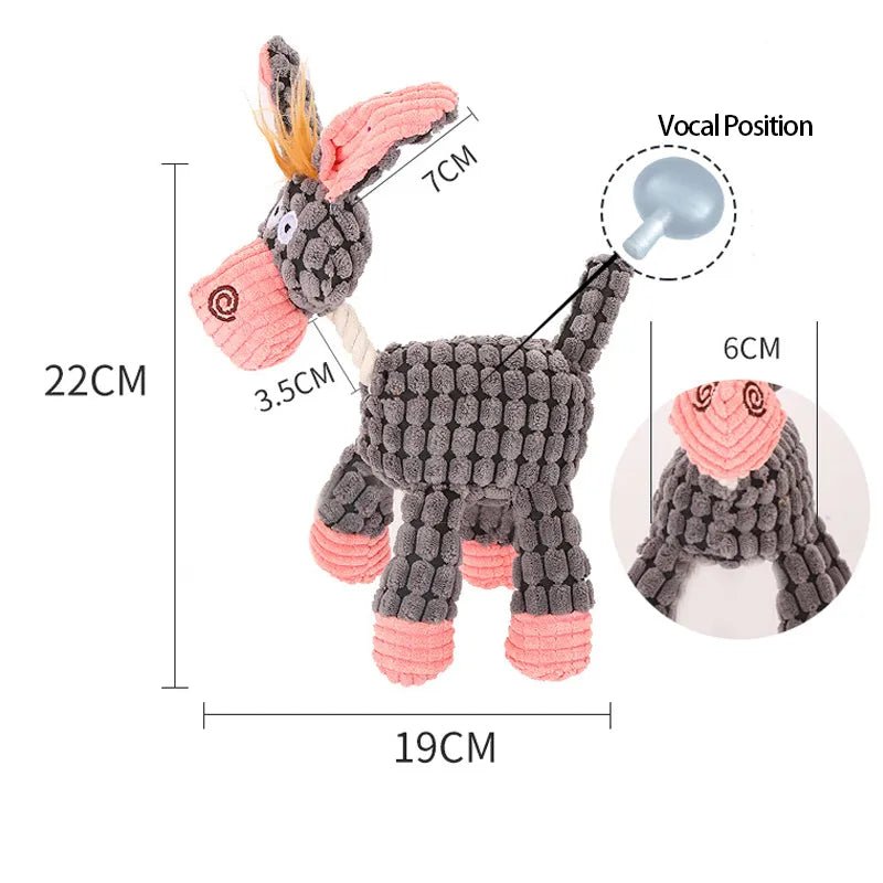 CDDMPET Donkey Shape Pet Toy - SavageBiz