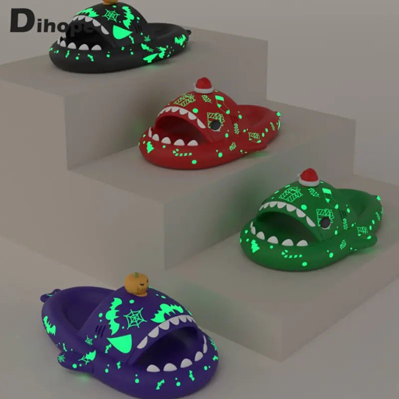 Graffiti Unisex Luminous Flip Flops - SavageBiz