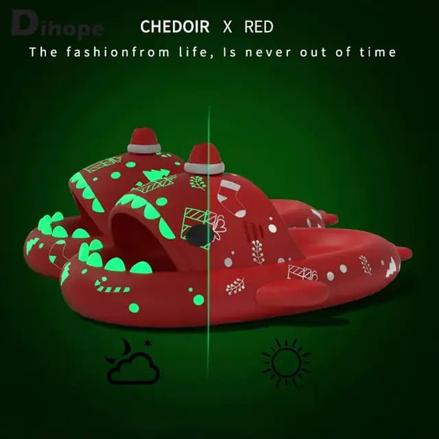 Graffiti Unisex Luminous Flip Flops - SavageBiz