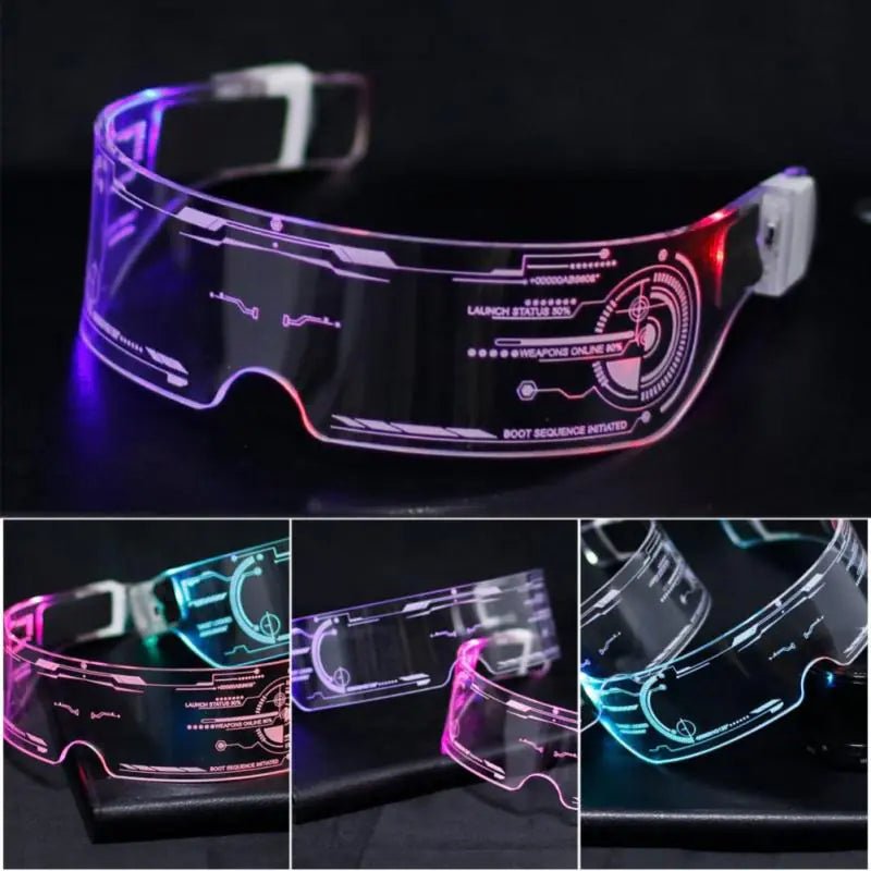 Luminous LED Glasses for Festive Brilliance - SavageBiz