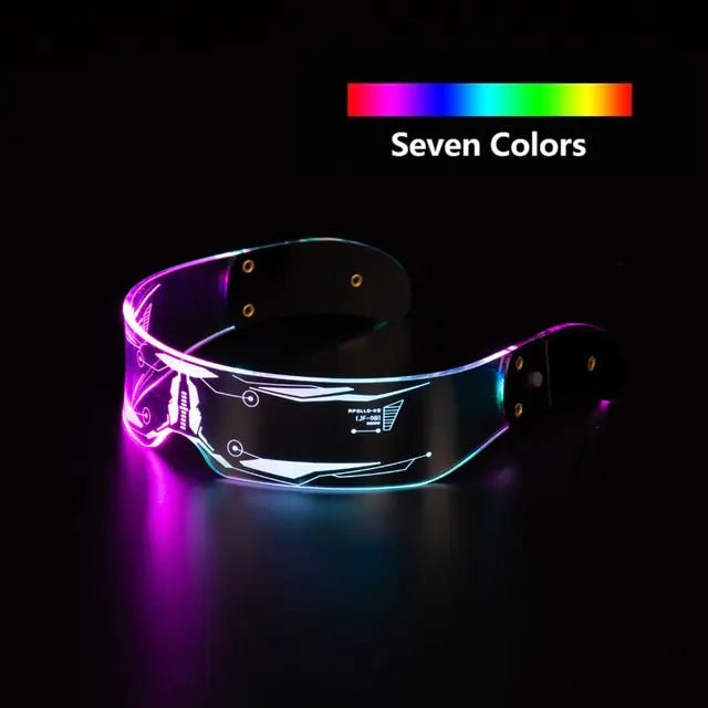 Luminous LED Glasses for Festive Brilliance - SavageBiz