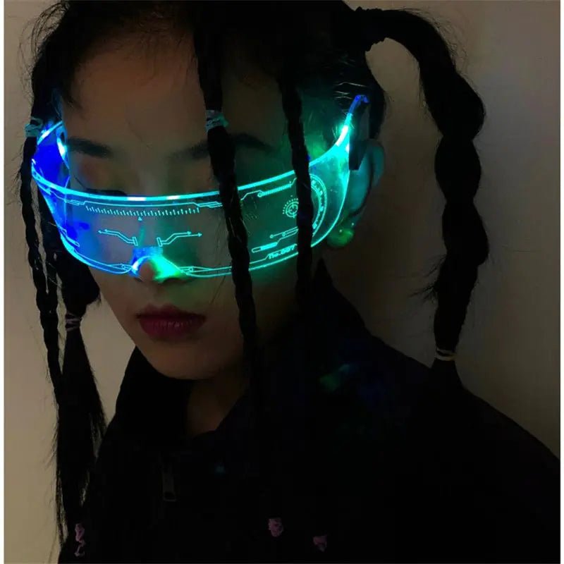 Luminous LED Glasses for Festive Brilliance - SavageBiz