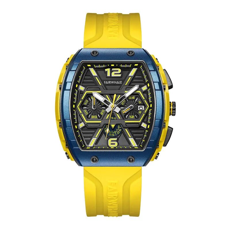 Multi-Hand Chronograph Rubber Strap - SavageBiz