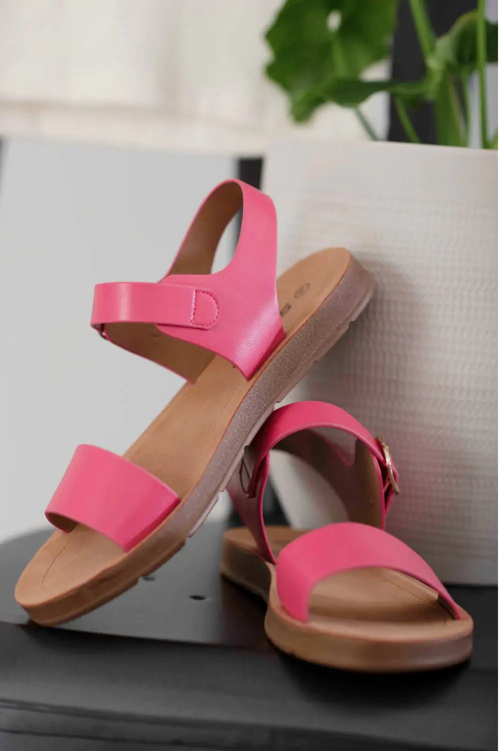 Pink Buckle Sandals - SavageBiz