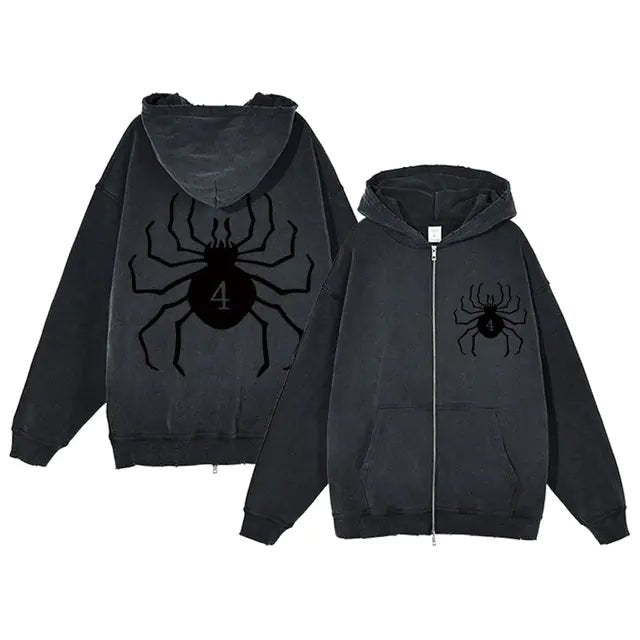 Print Zipper Hoodies - SavageBiz