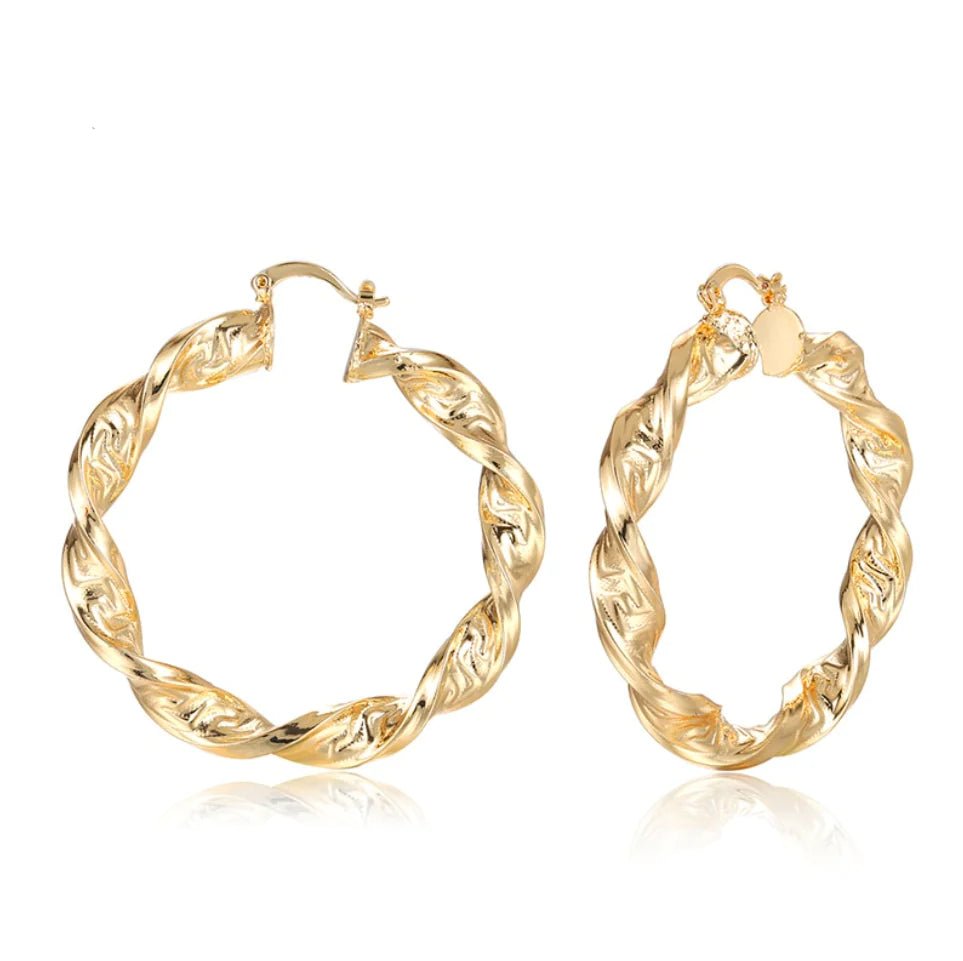 Punk Chic: Great Wall Hoop Earrings - SavageBiz