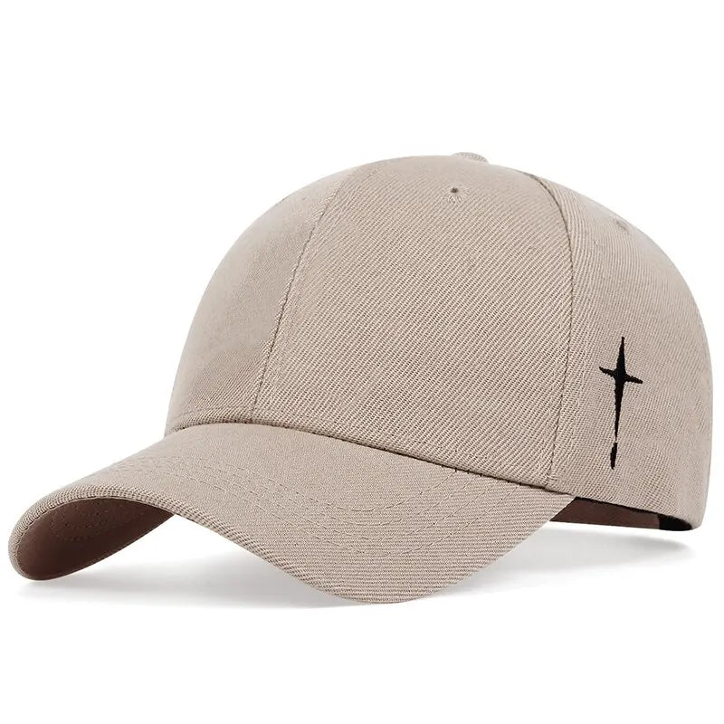 Unisex Simple Cross Water Drop Embroidery Baseball Cap - SavageBiz