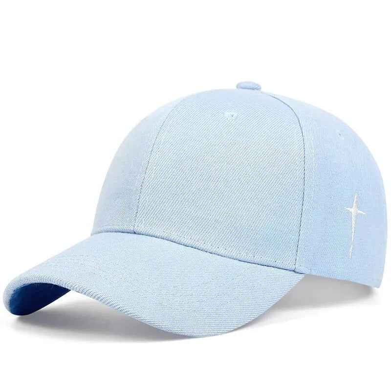 Unisex Simple Cross Water Drop Embroidery Baseball Cap - SavageBiz