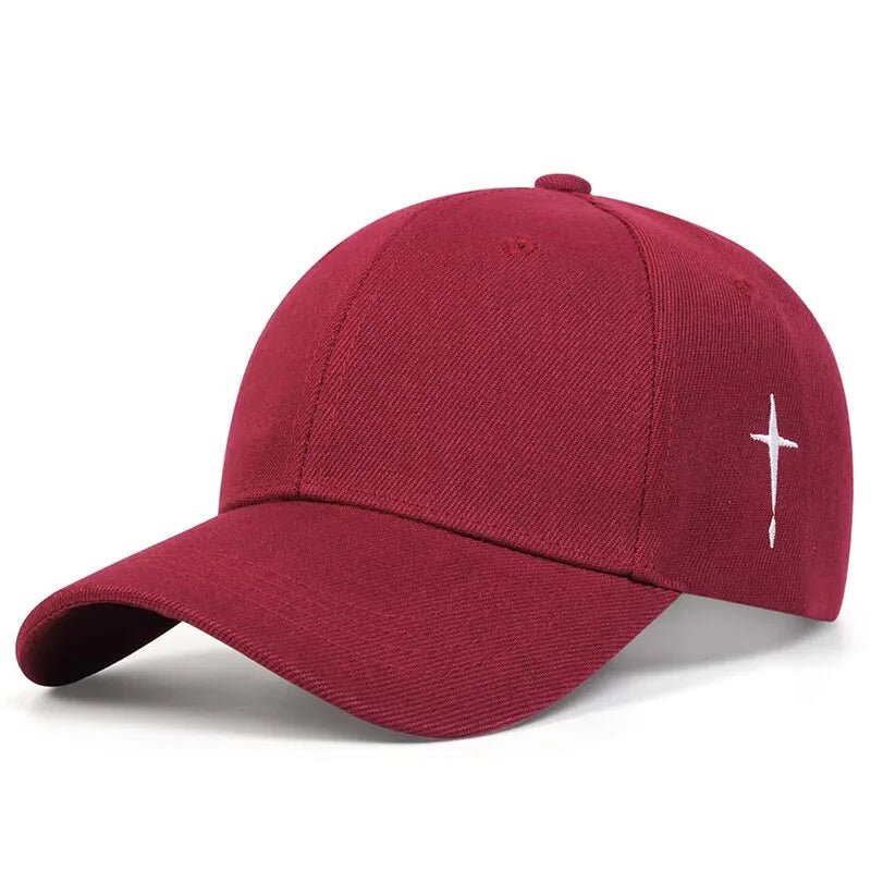 Unisex Simple Cross Water Drop Embroidery Baseball Cap - SavageBiz
