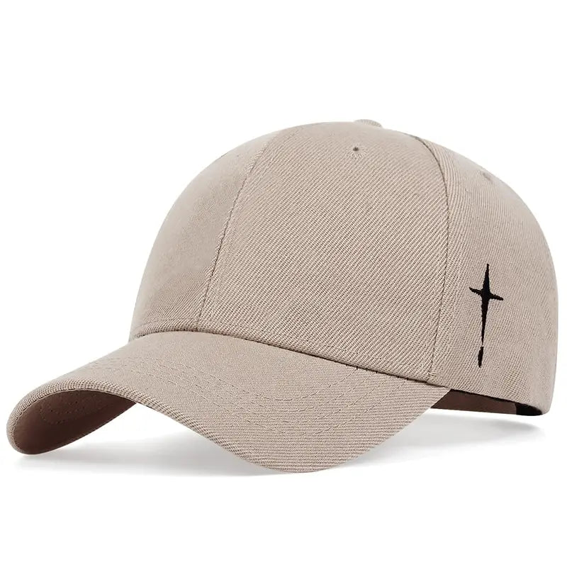 Unisex Simple Cross Water Drop Embroidery Baseball Cap - SavageBiz