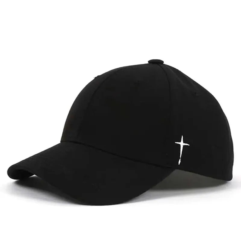 Unisex Simple Cross Water Drop Embroidery Baseball Cap - SavageBiz
