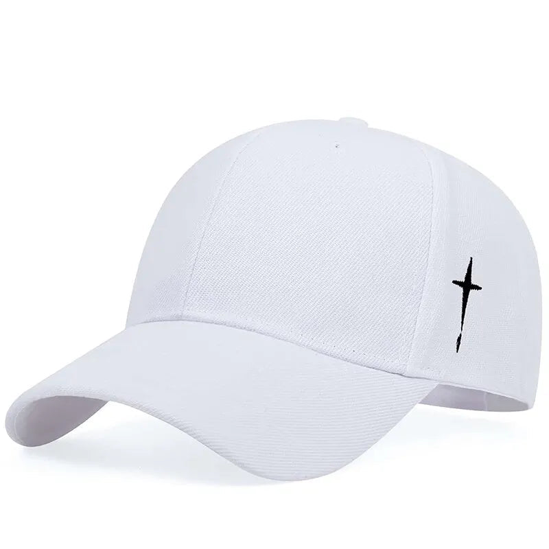 Unisex Simple Cross Water Drop Embroidery Baseball Cap - SavageBiz