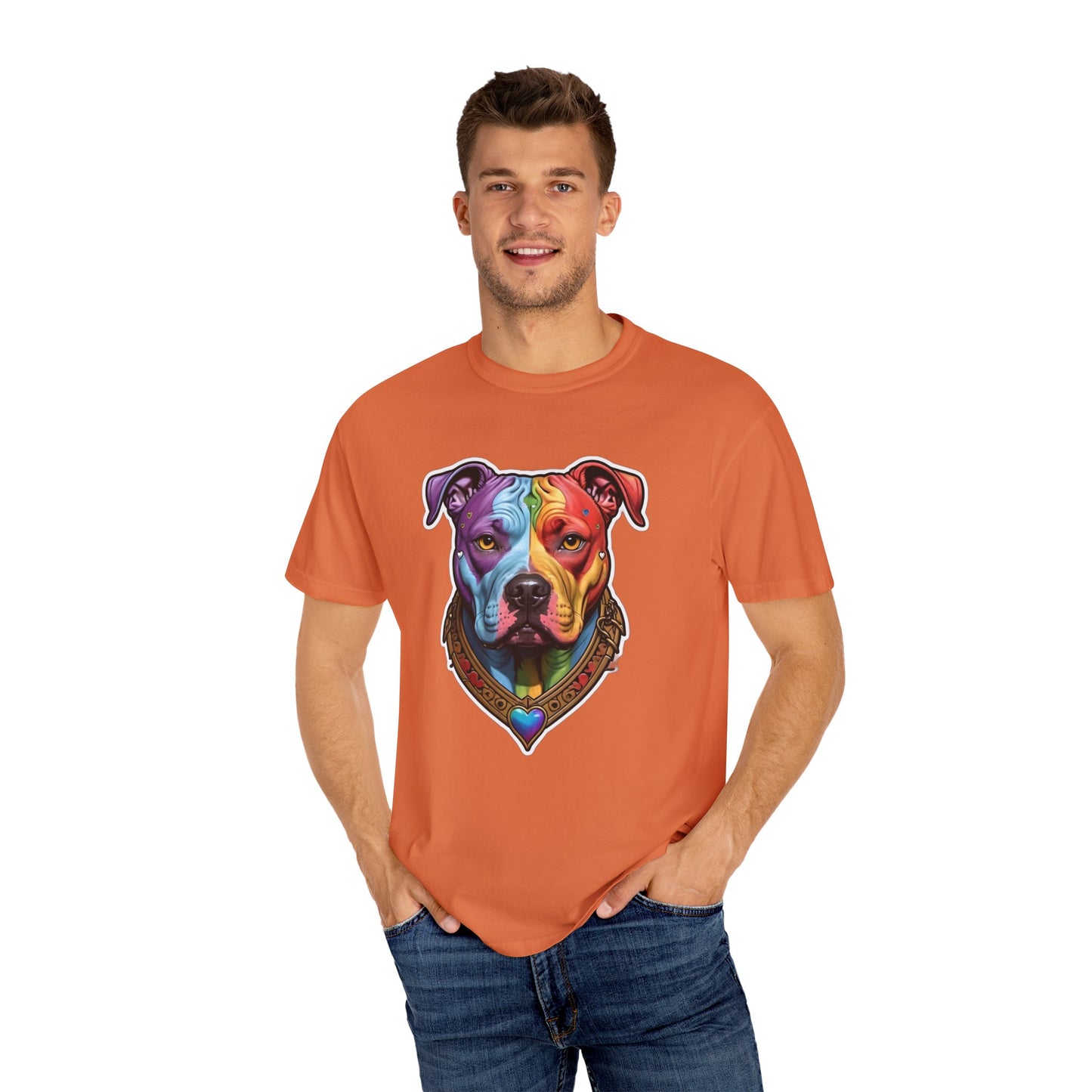 Pitbull Rainbow Head