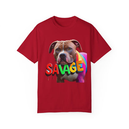 Savage Rainbow Pitbull T-shirt