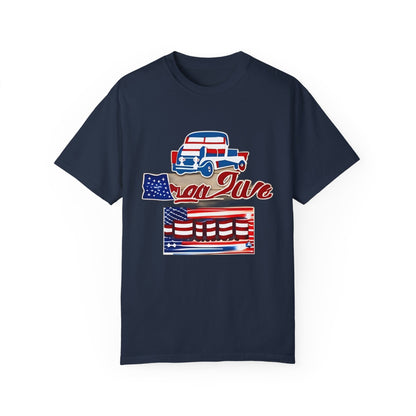 4th of July Car T-shirt