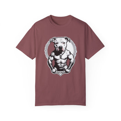 Savage Pitbull Crest T-shirt