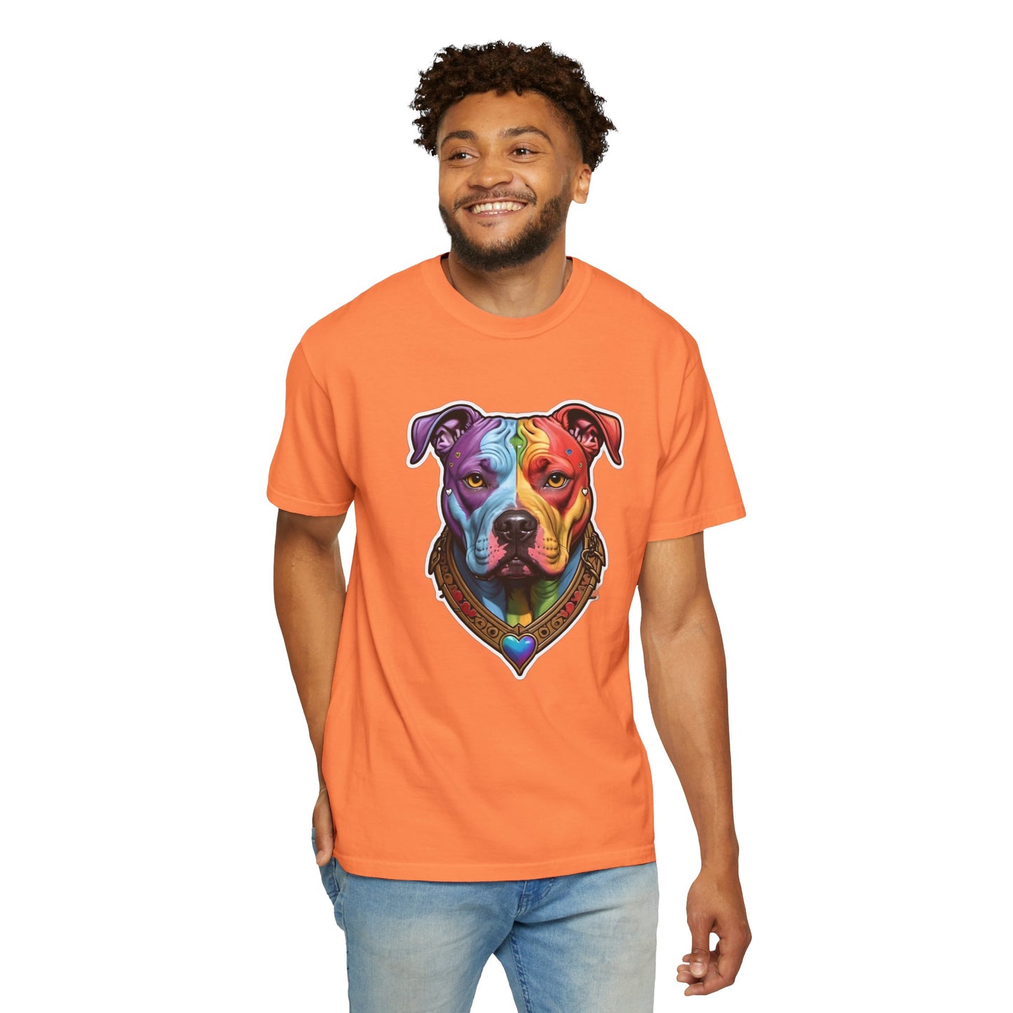 Pitbull Rainbow Head