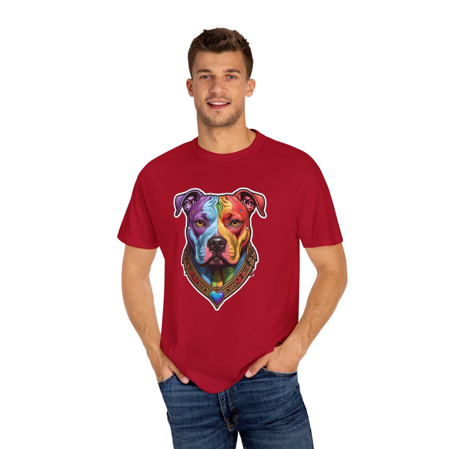 Pitbull Rainbow Head