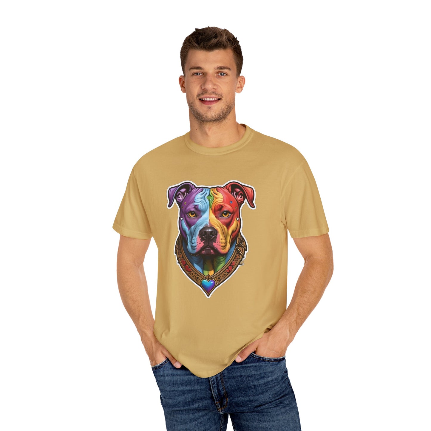 Pitbull Rainbow Head