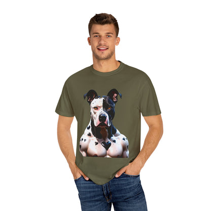 Savage Muscular Pitbull Heart T-shirt