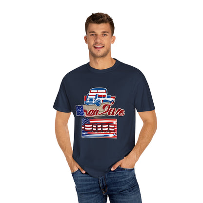 4th of July Car T-shirt