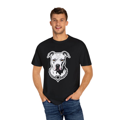 Pitbull Heart Necklace T-shirt