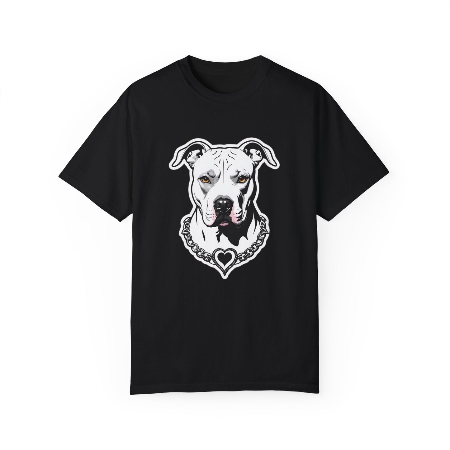 Pitbull Heart Necklace T-shirt