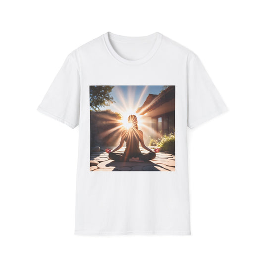 Sunrise Meditation T‑Shirt — Yoga & Mindfulness Graphic Tee
