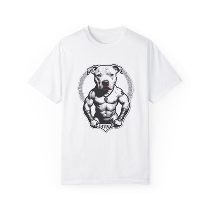 Savage Pitbull Crest T-shirt