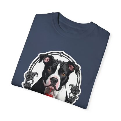 Savage Pitbull Hanging Heart T-Shirt